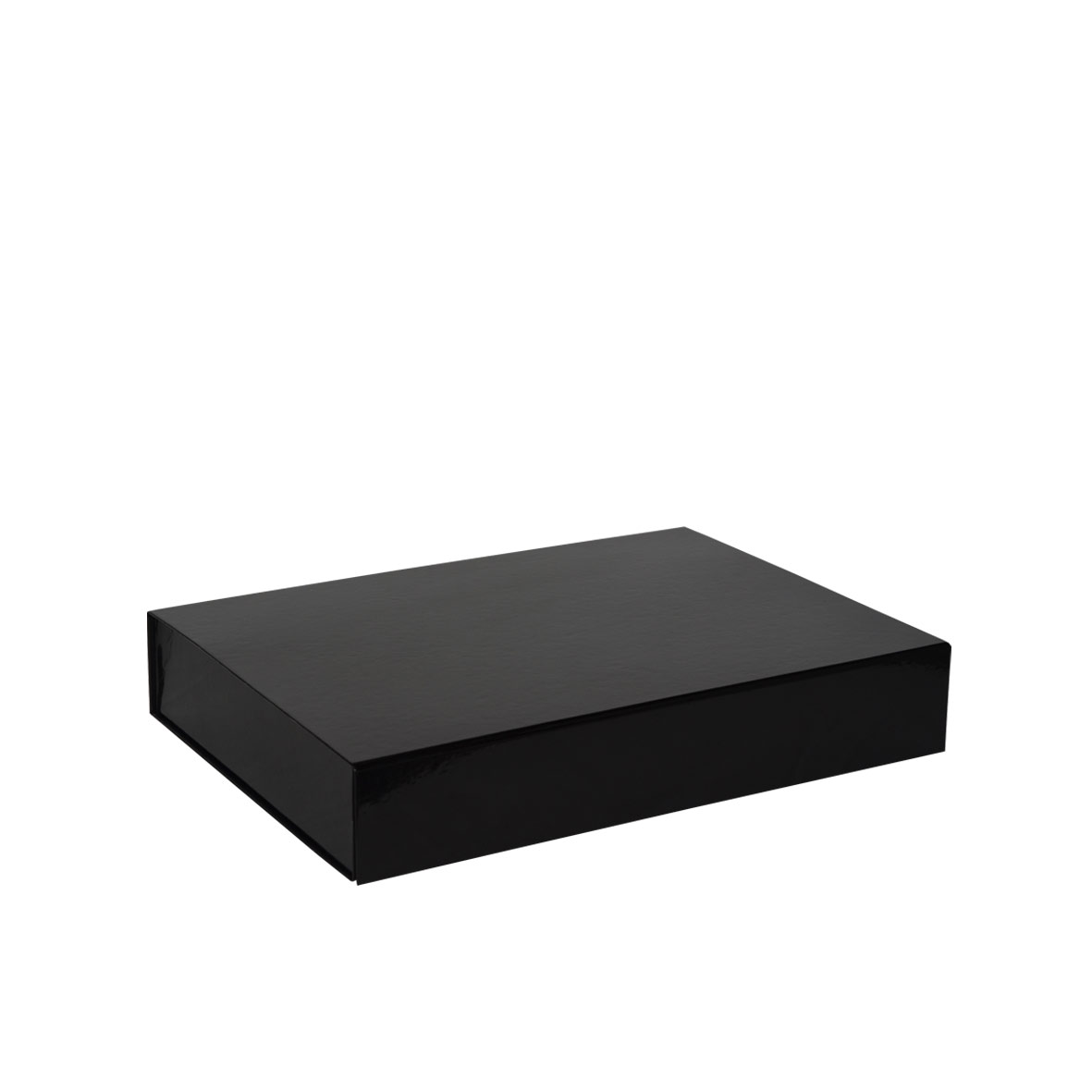 Boite cadeau noir mat fermeture aimantée 36x26x10 cm - par 5 - RETIF
